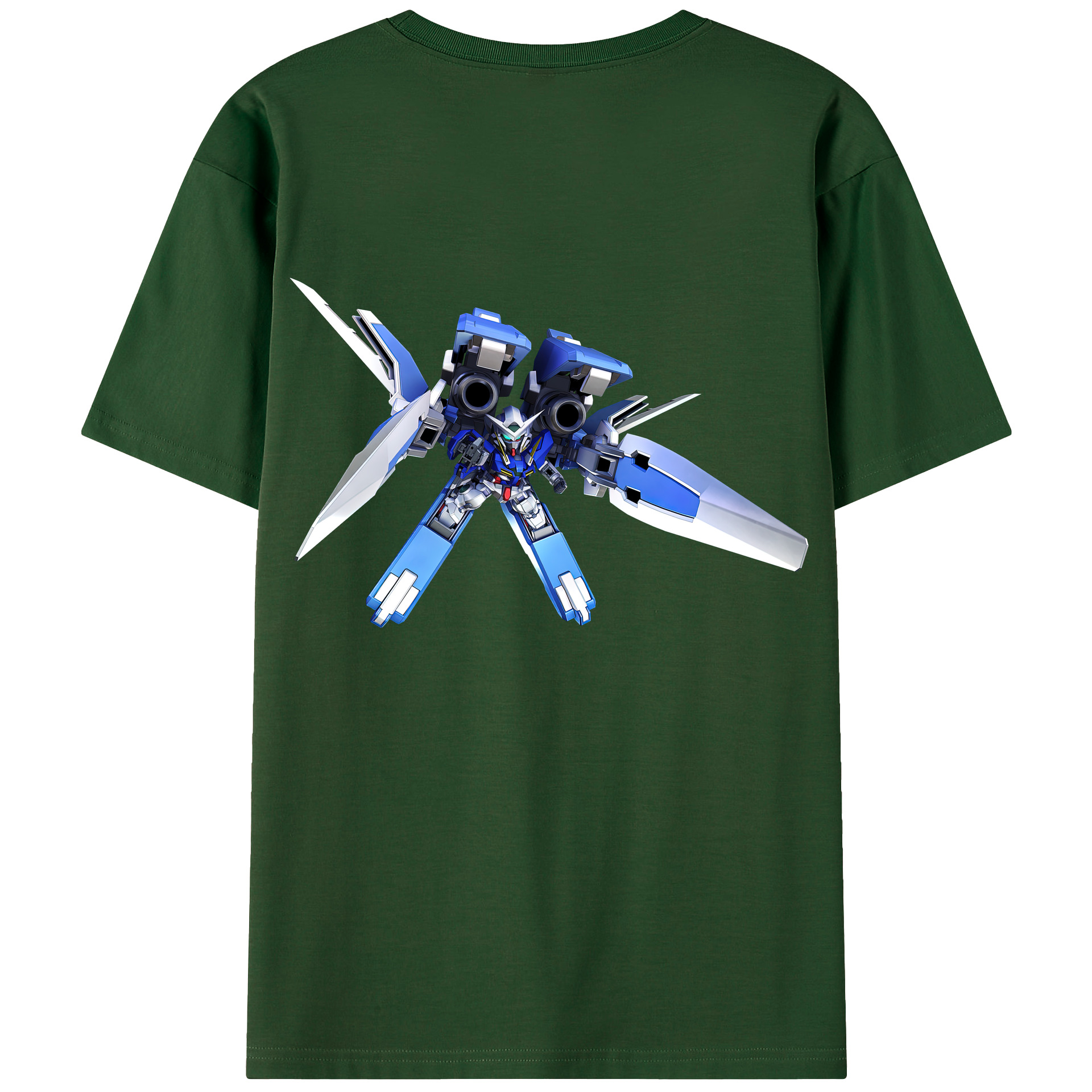 （画像用） 機動戦士ガンダム Mobile Suit Gundam 綿100％半袖Tシャツ（背面プリント）